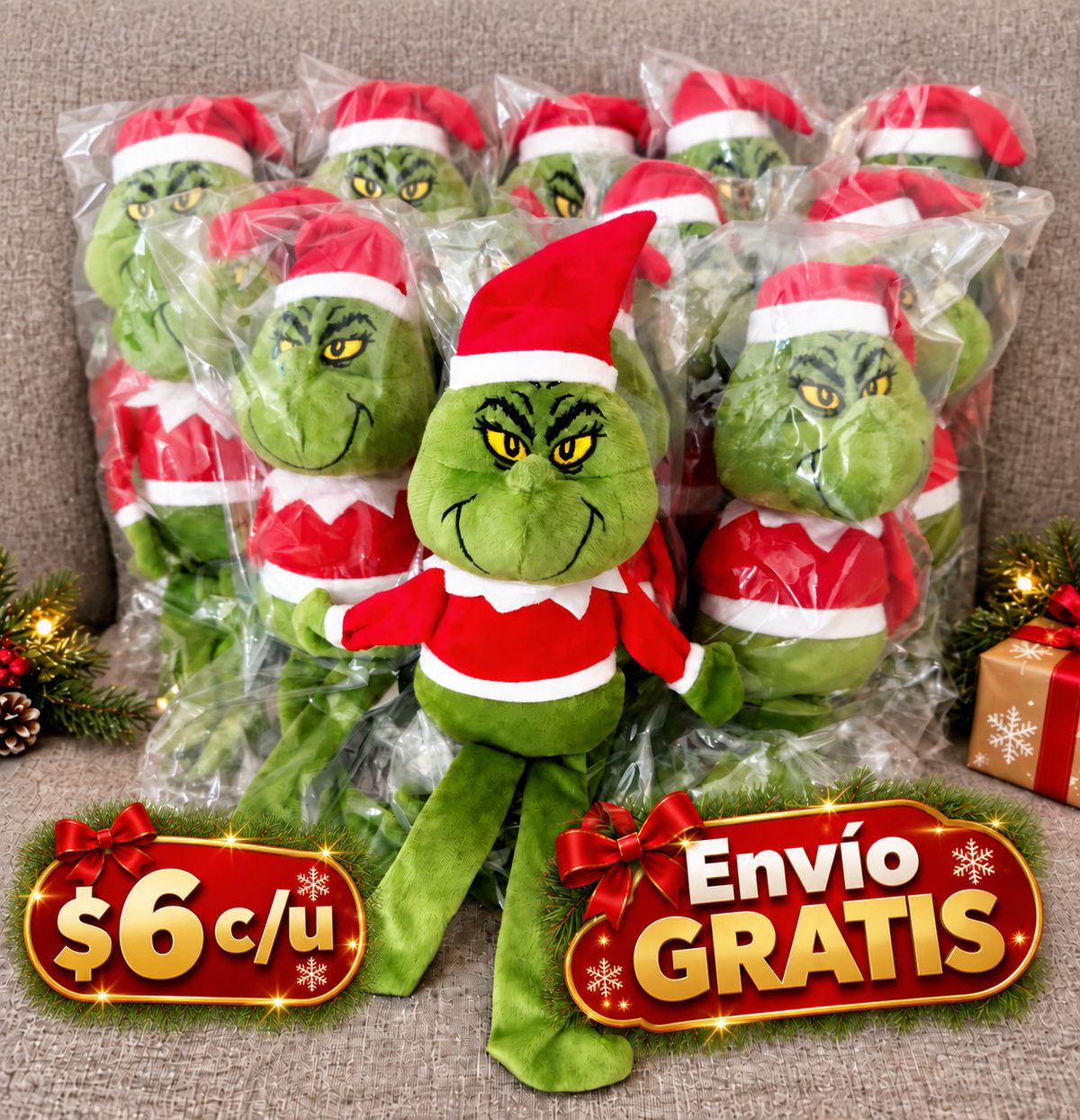 📦 Peluche Navideño - Al por mayor